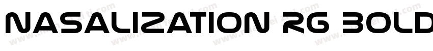 Nasalization Rg Bold字体转换